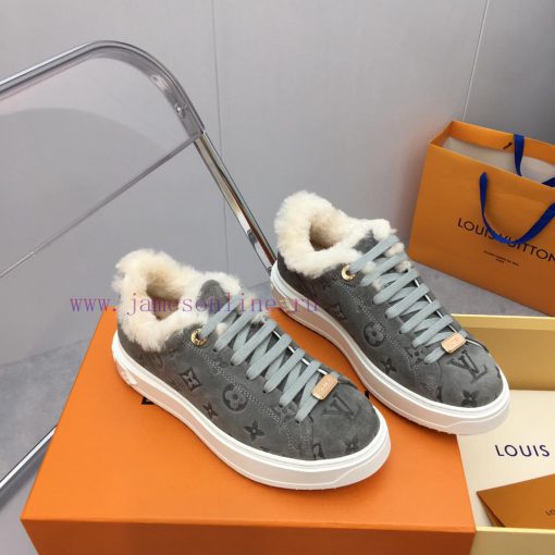 Louis Vuitton LV wool thick soled sports shoesThe new autumn and winter collection features qq7oq38f - Image 3