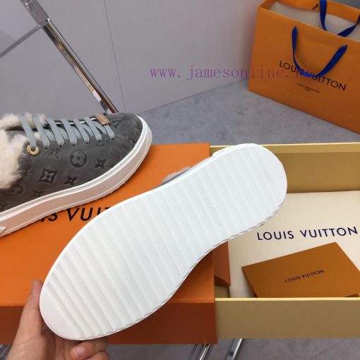 Louis Vuitton LV wool thick soled sports shoesThe new autumn and winter collection features qq7oq38f - Image 10