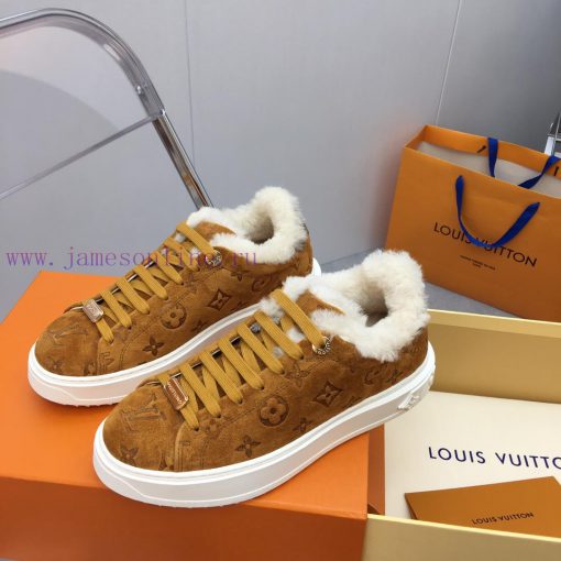 Louis Vuitton LV wool thick soled sports shoesThe new autumn and winter collection features s7n2h20h - Image 3