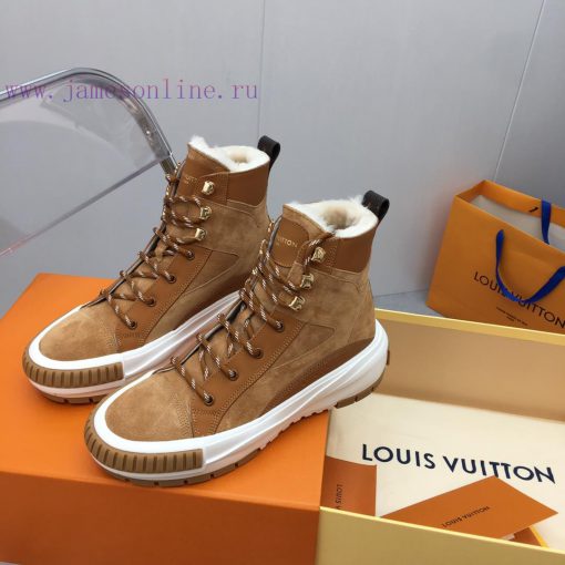 Louis Vuitton LV wool thick soled sports shoesThe latest color scheme of Velcro is super warsp4k0oqe - Image 3