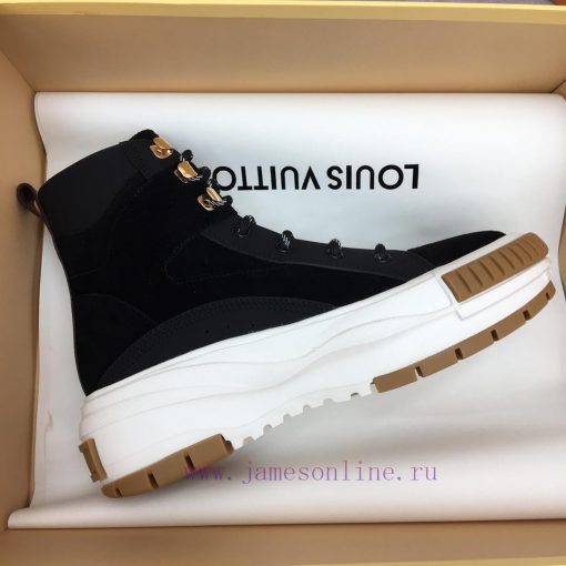 Louis Vuitton LV wool thick soled sports shoesThe latest color scheme of Velcro is super warzf1si1q5 - Image 5