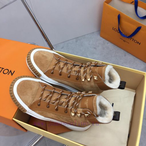 Louis Vuitton LV wool thick soled sports shoesThe latest color scheme of Velcro is super warsp4k0oqe - Image 7