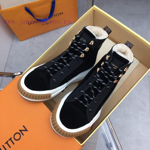 Louis Vuitton LV wool thick soled sports shoesThe latest color scheme of Velcro is super warzf1si1q5 - Image 7