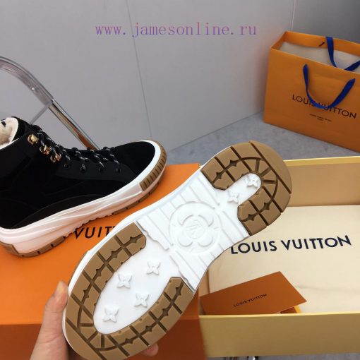 Louis Vuitton LV wool thick soled sports shoesThe latest color scheme of Velcro is super warzf1si1q5 - Image 10