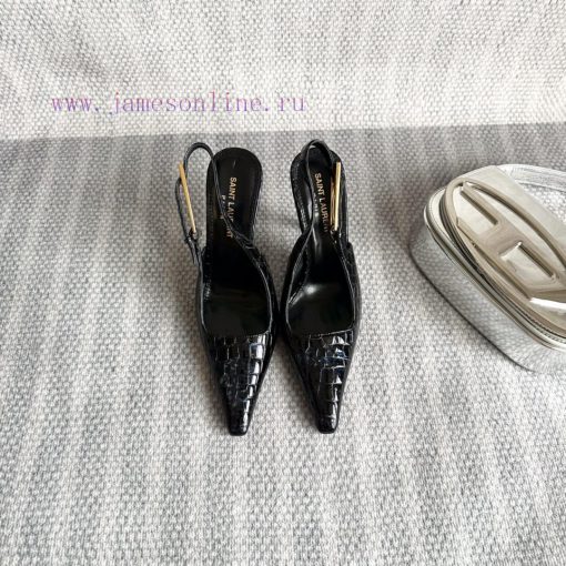 'SAINT LAUREN *' brand new high heels for fashion shows, with a new shoe design and Saint Laf9ilk3r8 - Image 2