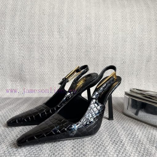 'SAINT LAUREN *' brand new high heels for fashion shows, with a new shoe design and Saint Laf9ilk3r8 - Image 3