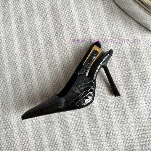 'SAINT LAUREN *' brand new high heels for fashion shows, with a new shoe design and Saint Laf9ilk3r8 - Image 7