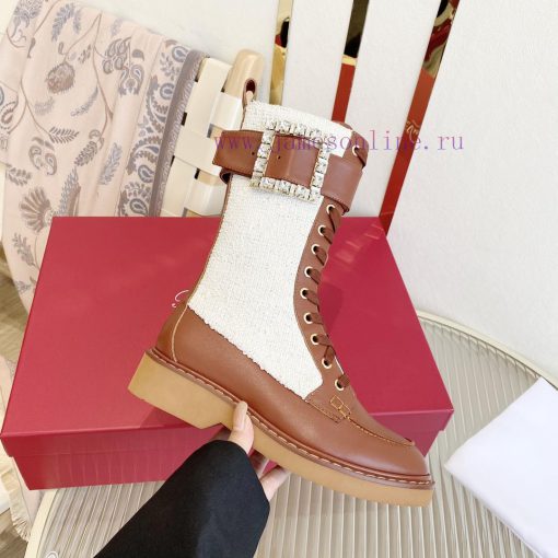 RV 2022 Autumn/Winter New Diamond Buckle Strap Short Boots Size 35-39 ️ Customized 40.41msvefbg0 - Image 7