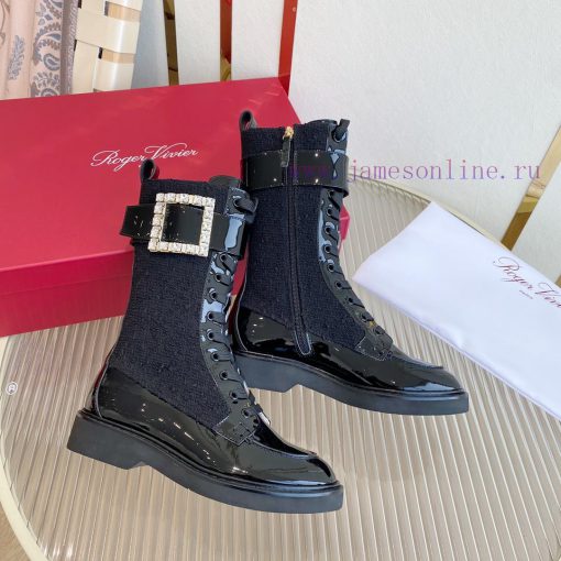 RV 2022 Autumn/Winter New Diamond Buckle Strap Short Boots Size 35-39 ️ Customized 40.41kg6v5giq - Image 5