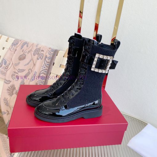 RV 2022 Autumn/Winter New Diamond Buckle Strap Short Boots Size 35-39 ️ Customized 40.41kg6v5giq - Image 6