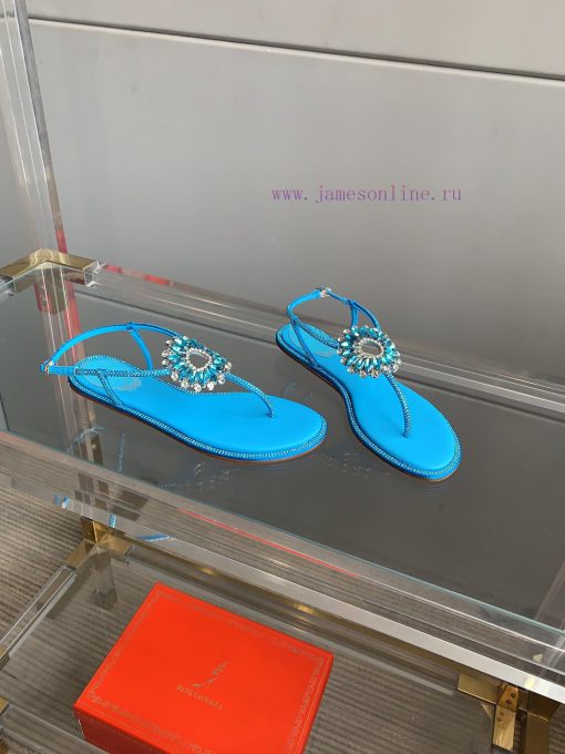 Ren Caovell's new rhinestone sunflower clip toe sandals always exude a fairy like aura. The e0s3jfim - Image 3