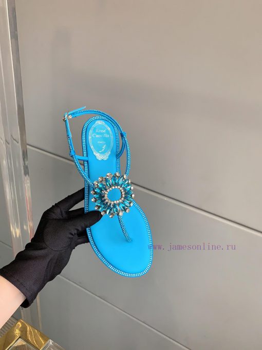 Ren Caovell's new rhinestone sunflower clip toe sandals always exude a fairy like aura. The e0s3jfim - Image 5