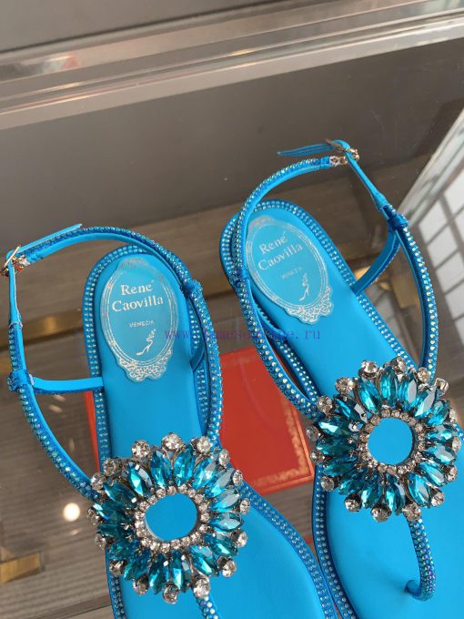 Ren Caovell's new rhinestone sunflower clip toe sandals always exude a fairy like aura. The e0s3jfim - Image 7