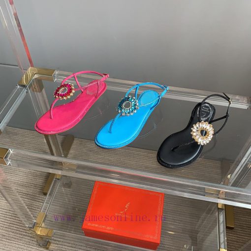 Ren Caovell's new rhinestone sunflower clip toe sandals always exude a fairy like aura. The e0s3jfim - Image 10