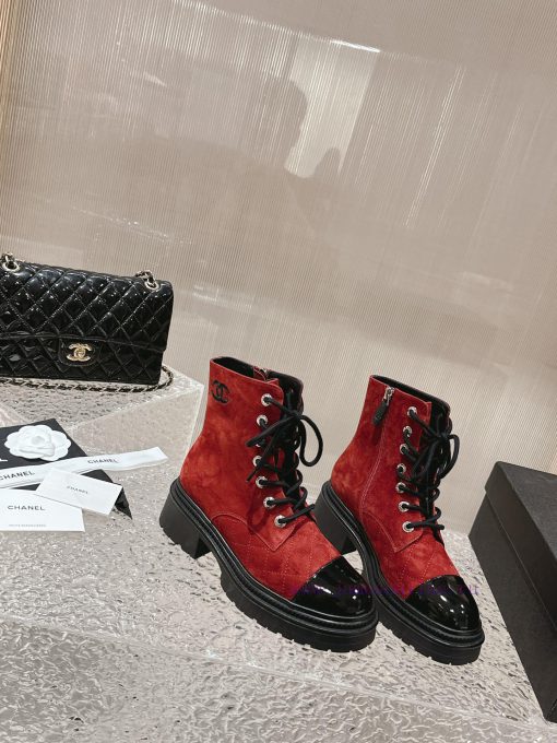 Spot sale𝐂𝐡 * 𝐧𝐞𝐥 23 Top selling productAuthentic gradeEmbroidered thick soled short boots wkxq9u1gq - Image 4