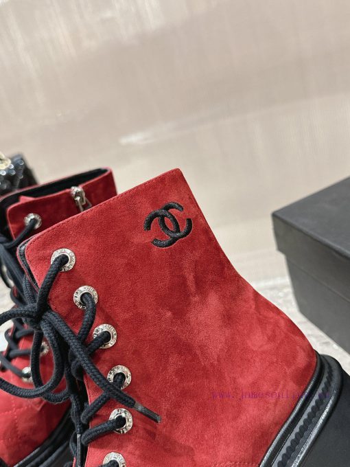 Spot sale𝐂𝐡 * 𝐧𝐞𝐥 23 Top selling productAuthentic gradeEmbroidered thick soled short boots wkxq9u1gq - Image 7