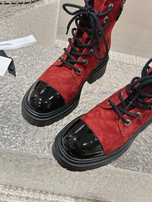 Spot sale𝐂𝐡 * 𝐧𝐞𝐥 23 Top selling productAuthentic gradeEmbroidered thick soled short boots wkxq9u1gq - Image 8