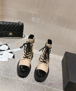Spot sale𝐂𝐡 * 𝐧𝐞𝐥 23 Top selling productAuthentic gradeEmbroidered thick soled short boots wfnzdaz1o