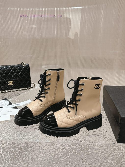 Spot sale𝐂𝐡 * 𝐧𝐞𝐥 23 Top selling productAuthentic gradeEmbroidered thick soled short boots wfnzdaz1o - Image 3