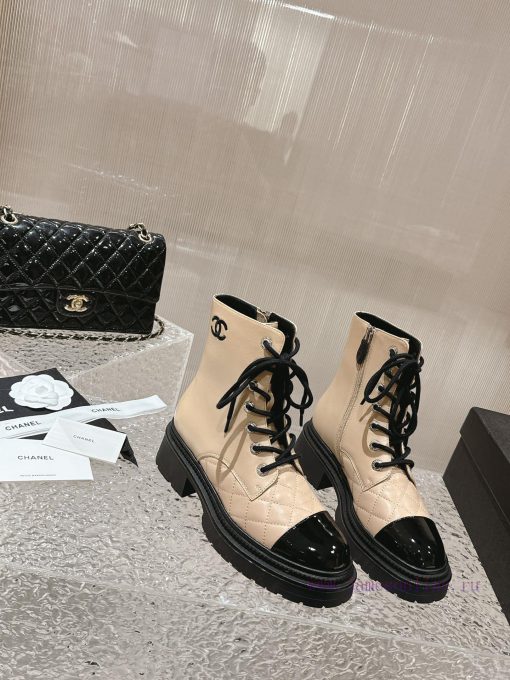 Spot sale𝐂𝐡 * 𝐧𝐞𝐥 23 Top selling productAuthentic gradeEmbroidered thick soled short boots wfnzdaz1o - Image 4