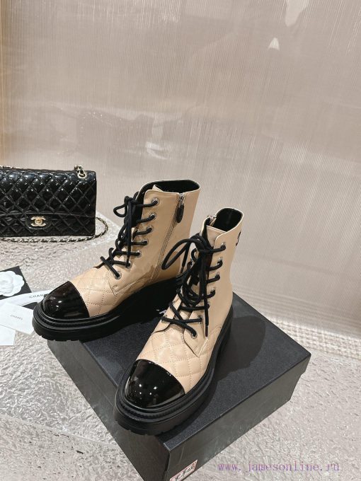 Spot sale𝐂𝐡 * 𝐧𝐞𝐥 23 Top selling productAuthentic gradeEmbroidered thick soled short boots wfnzdaz1o - Image 5