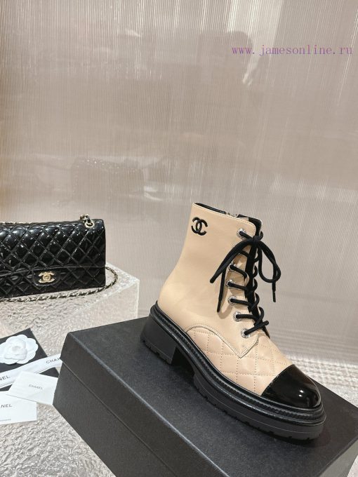 Spot sale𝐂𝐡 * 𝐧𝐞𝐥 23 Top selling productAuthentic gradeEmbroidered thick soled short boots wfnzdaz1o - Image 6
