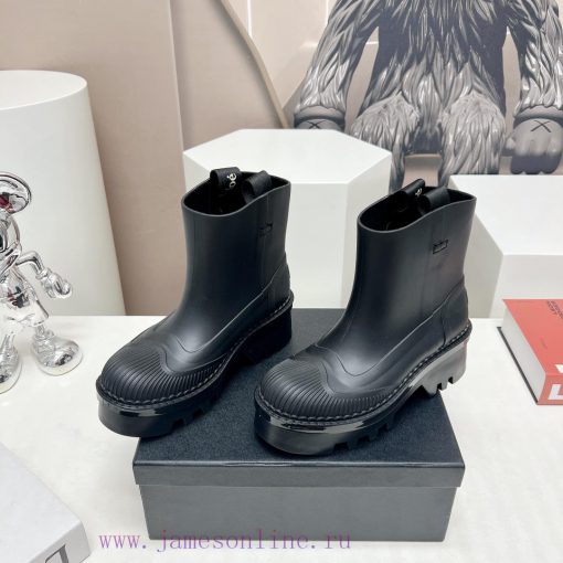 Long term production of 'Top'Chlo é Classic Leisure Pop up SeriesRound toe thick soled rain 7wgr5ct1 - Image 3