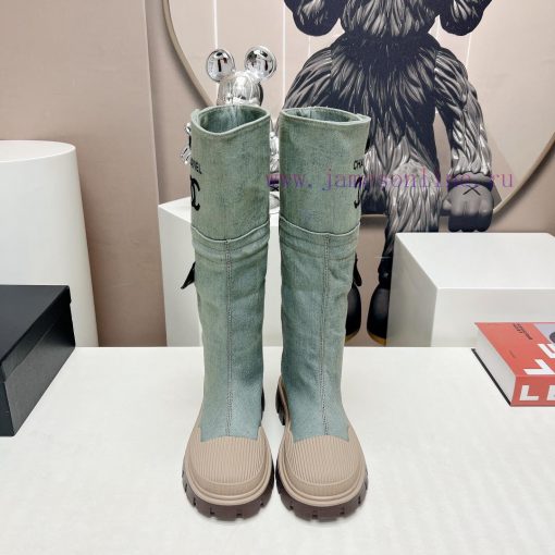 Top tierChanel Chanel 2023 vs Autumn/Winter New Boot CollectionRound toe thick soled bootsThi6dj7km9 - Image 2