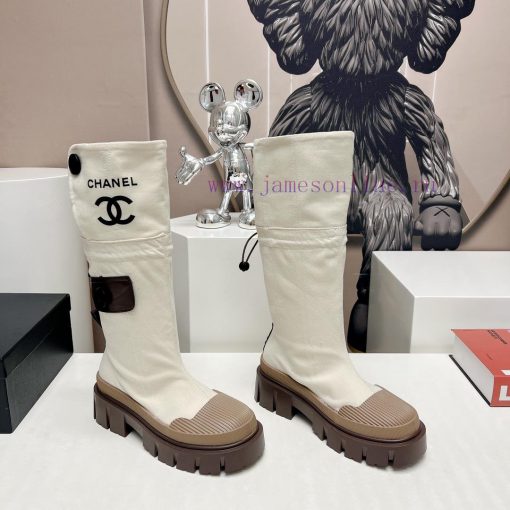Top tierChanel Chanel 2023 vs Autumn/Winter New Boot CollectionRound toe thick soled bootsTh9m9xoqua - Image 3