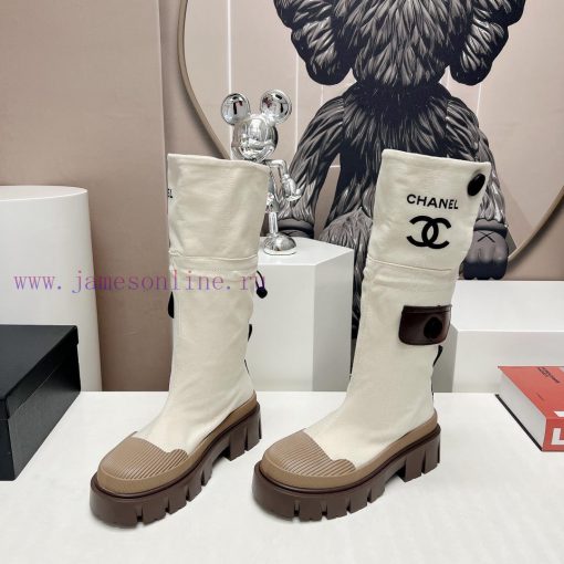 Top tierChanel Chanel 2023 vs Autumn/Winter New Boot CollectionRound toe thick soled bootsTh9m9xoqua - Image 4