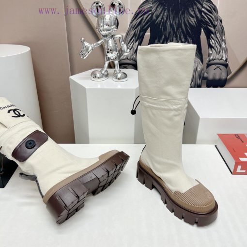 Top tierChanel Chanel 2023 vs Autumn/Winter New Boot CollectionRound toe thick soled bootsTh9m9xoqua - Image 10
