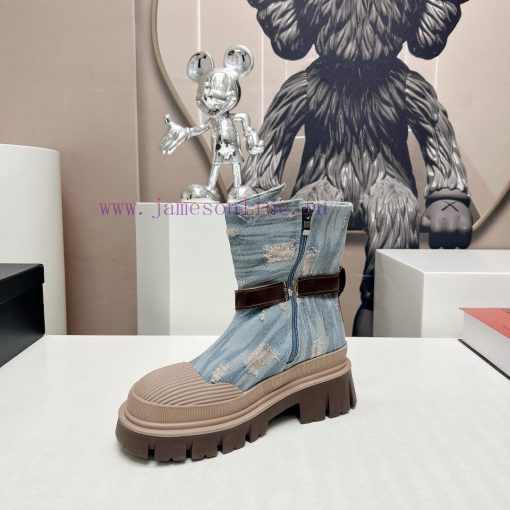 Top tierChanel Chanel 2023 vs Autumn/Winter New Boot CollectionRound toe thick soled short bi59qei8g - Image 7