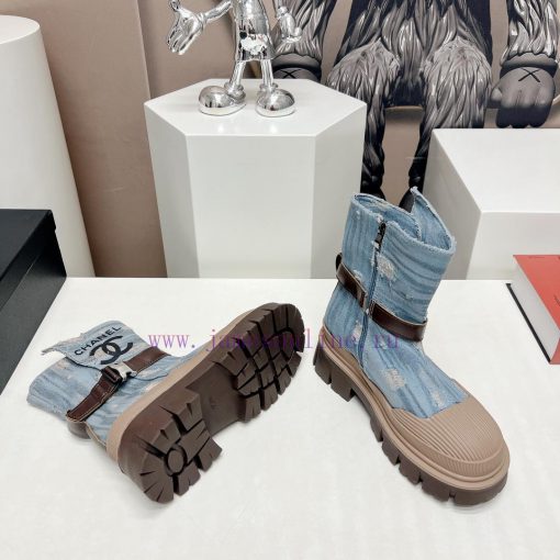 Top tierChanel Chanel 2023 vs Autumn/Winter New Boot CollectionRound toe thick soled short bi59qei8g - Image 10