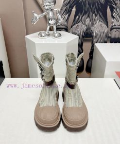 Top tierChanel Chanel 2023 vs Autumn/Winter New Boot CollectionRound toe thick soled short bd47155hh