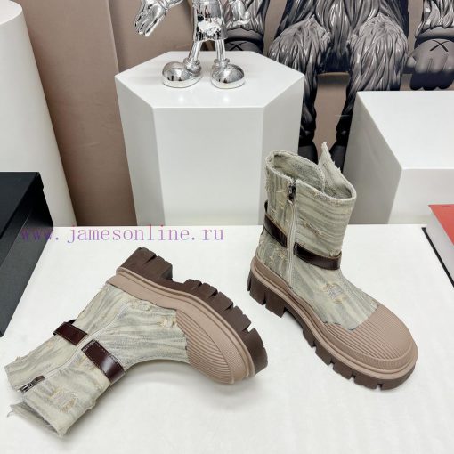 Top tierChanel Chanel 2023 vs Autumn/Winter New Boot CollectionRound toe thick soled short bd47155hh - Image 8