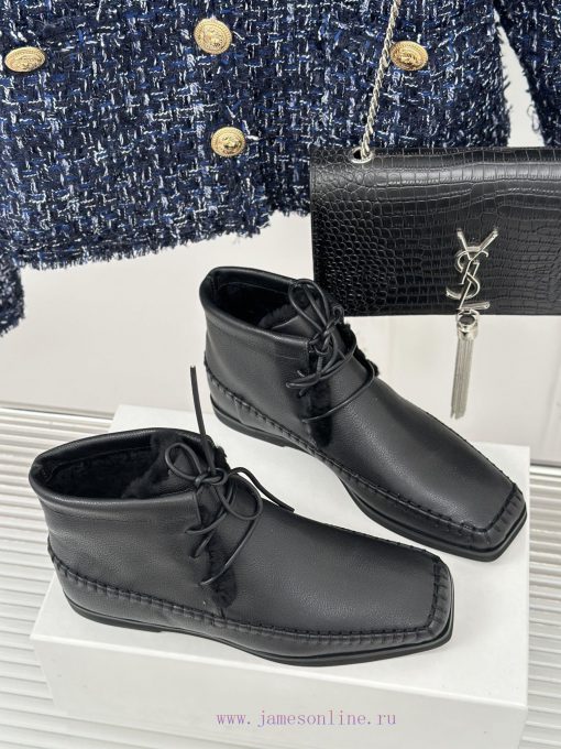 Toteme23ss Autumn/Winter New Product LaunchVintage wool bootsThe presentation is neat and pe31dwka60 - Image 4