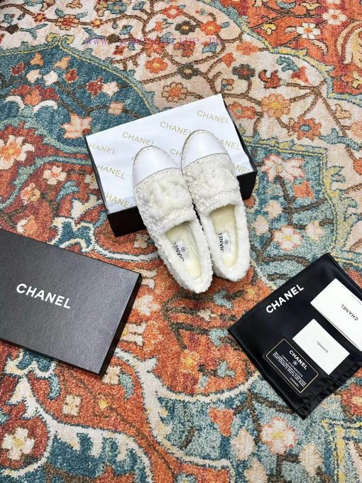 ️  CHANEL 2023 Autumn/Winter New Fisherman's Shoes Top End Inner Footrests Made of Original adj37qch - Image 8