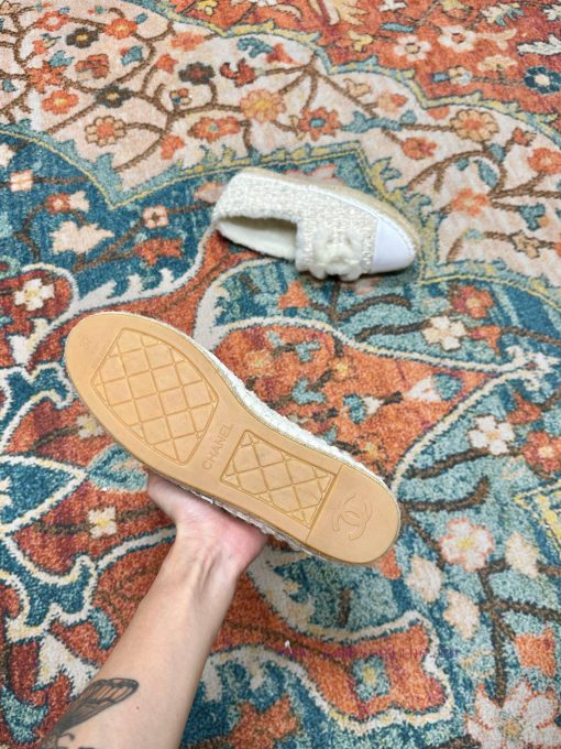 ️  CHANEL 2023 Autumn/Winter New Fisherman's Shoes Top End Inner Footrests Made of Original adj37qch - Image 10