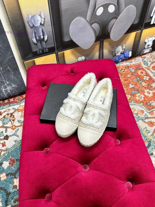 ️  CHANEL 2023 Autumn/Winter New Fisherman's Shoes Top End Inner Footrests Made of Original wkj64lq9
