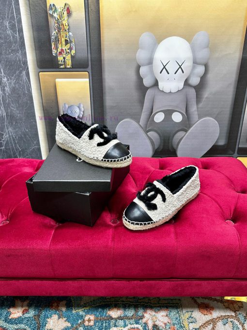 ️  CHANEL 2023 Autumn/Winter New Fisherman's Shoes Top End Inner Footrests Made of Original 4uc7et0u - Image 6