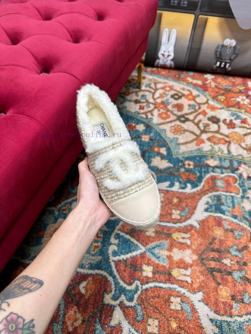 ️  CHANEL 2023 Autumn/Winter New Fisherman's Shoes Top End Inner Footrests Made of Original wkj64lq9 - Image 3