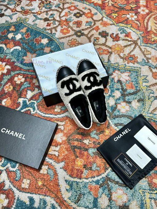 ️  CHANEL 2023 Autumn/Winter New Fisherman's Shoes Top End Inner Footrests Made of Original 4uc7et0u - Image 8