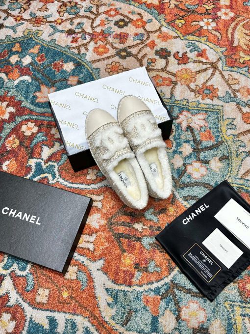 ️  CHANEL 2023 Autumn/Winter New Fisherman's Shoes Top End Inner Footrests Made of Original wkj64lq9 - Image 8