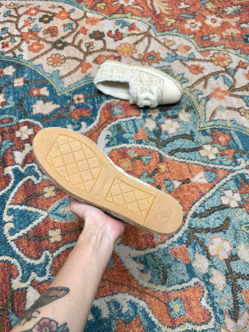 ️  CHANEL 2023 Autumn/Winter New Fisherman's Shoes Top End Inner Footrests Made of Original wkj64lq9 - Image 10