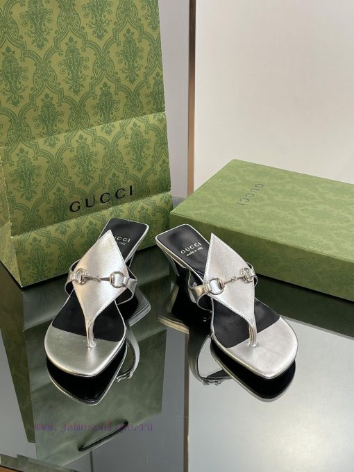 2023 GuCci New Product: Interlocking GG Conical Square Heel Slippers, Small Square Head, Midfnzsyy2p - Image 3
