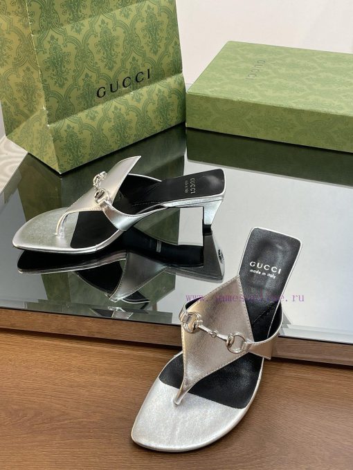 2023 GuCci New Product: Interlocking GG Conical Square Heel Slippers, Small Square Head, Midfnzsyy2p - Image 6