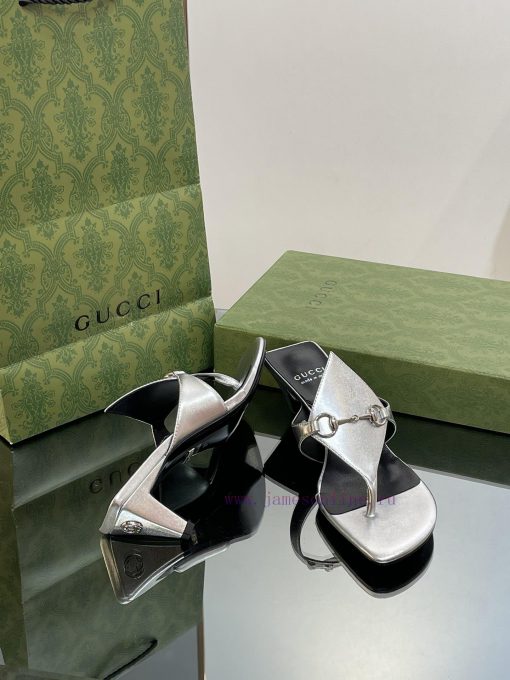 2023 GuCci New Product: Interlocking GG Conical Square Heel Slippers, Small Square Head, Midfnzsyy2p - Image 8