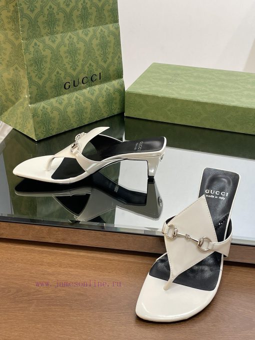 2023 GuCci New Product: Interlocking GG Conical Square Heel Slippers, Small Square Head, Midp14dpdjp - Image 6