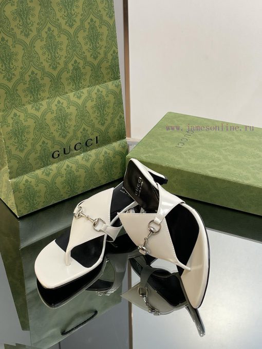 2023 GuCci New Product: Interlocking GG Conical Square Heel Slippers, Small Square Head, Midp14dpdjp - Image 7