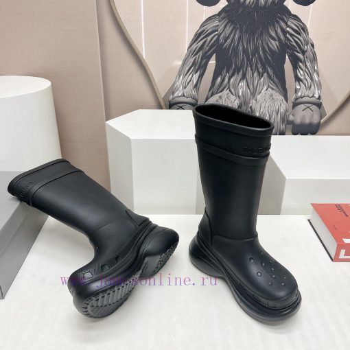Top tierBALENCIAGA Paris Home 2023 vs Autumn/Winter New Rain Boots CollectionSponge cake thir10tl71e - Image 5